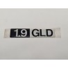 Naklejka tył Polonez 1.9 GLD