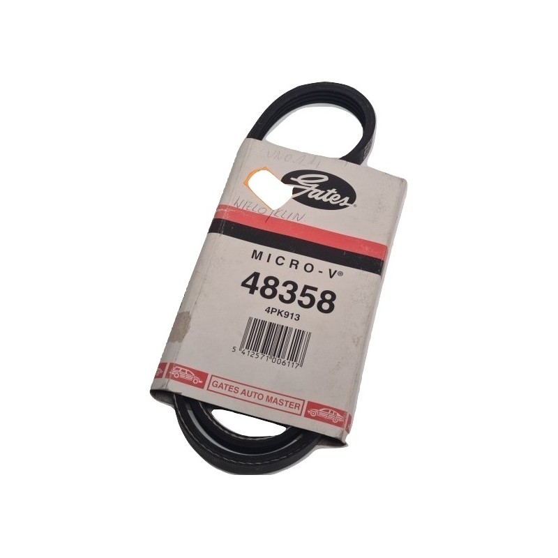 Pasek klinowy GATES 48358 4PK913 Fiat UNO
