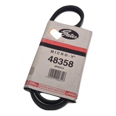Pasek klinowy GATES 48358 4PK913 Fiat UNO