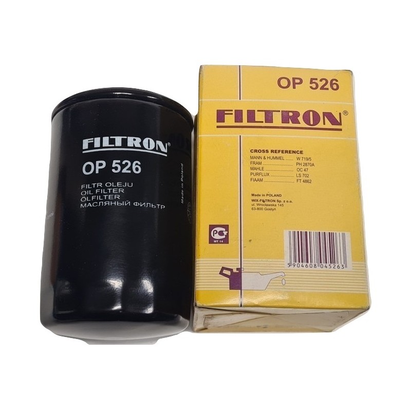 FILTR OLEJU FILTRON OP 526 AUDI