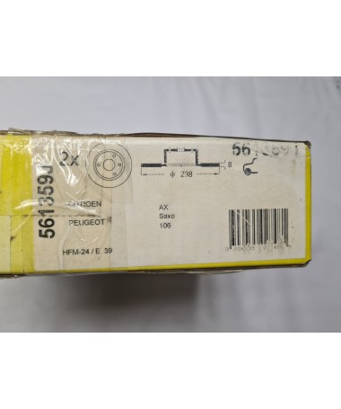 Komplet tarcz hamulcowych Citroen AX , SAXO