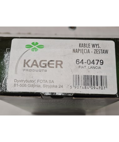 Przewody wysokiego napięcia Fiat Bravo Marea 1.2 16V