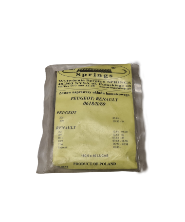 Sprężyn szczęk hamulcowych Peugeot 205 309