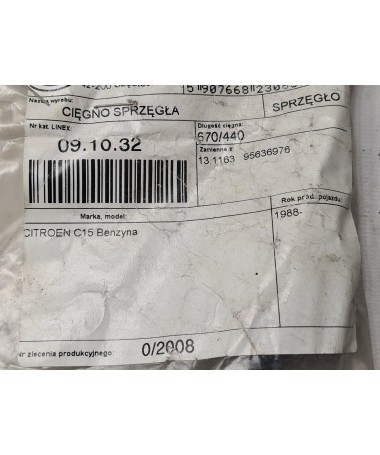 Linka sprzęgła Citroen C15