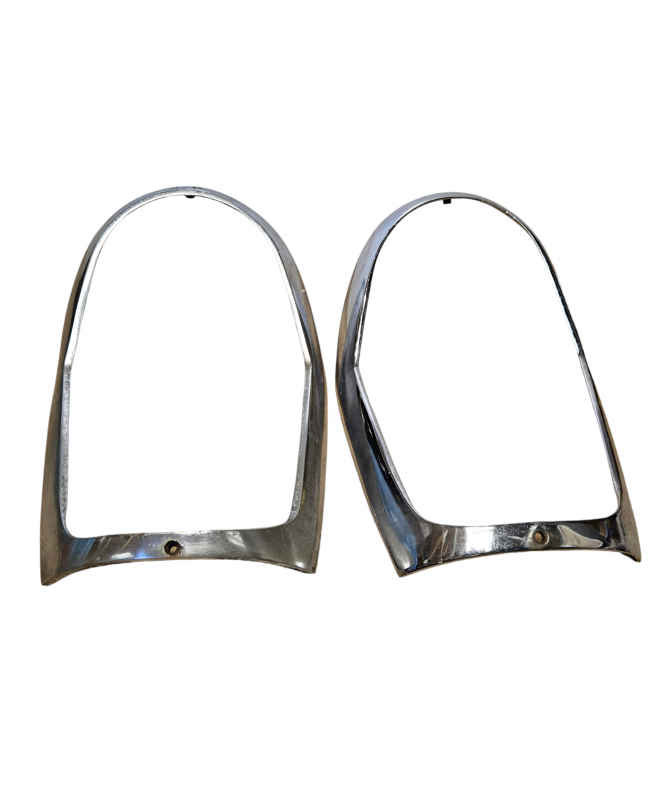 Ramki lampy chrom Mercedes W111 W108
