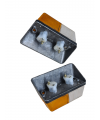 Lampy kierunkowskazu i postoju lewa , prawa prostokątna, T-25