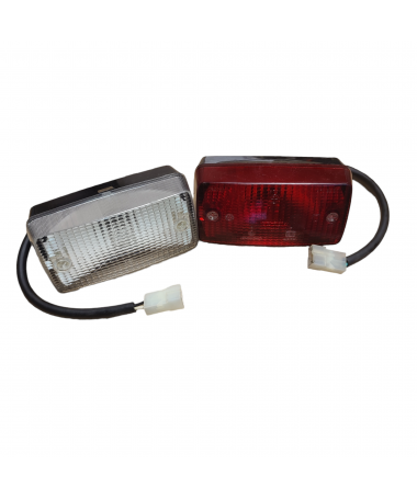 Lampa przeciwmgielna cofania zestaw Fiat 126p