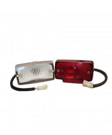Lampa przeciwmgielna cofania zestaw Fiat 126p