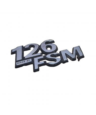 Emblemat Fiat 126 Made by Fsm